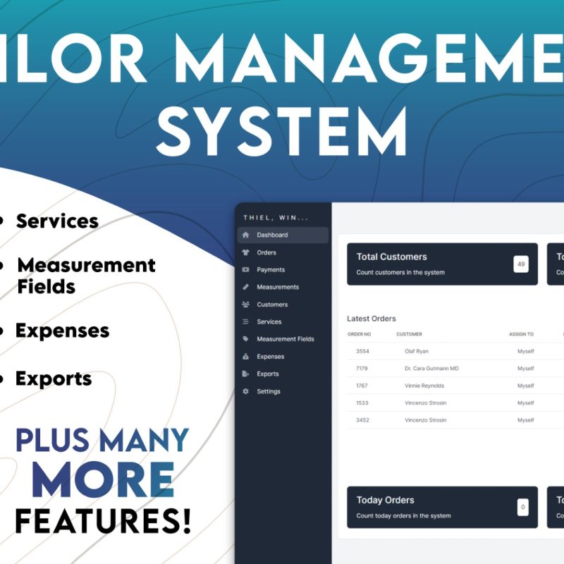 Tailor Management System
